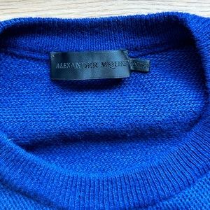 Alexander McQueen men’s blue sweater
